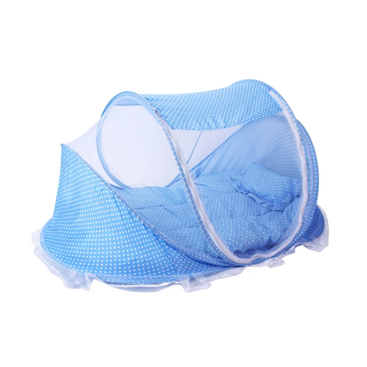 0 3 Year Old Baby Folding Mosquito Nets With Sleeping Mats Pillow