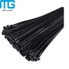 100 pack Mult -purpose Heavy Duty cable zip ties nylon self-locking cable tie wraps in UV black
