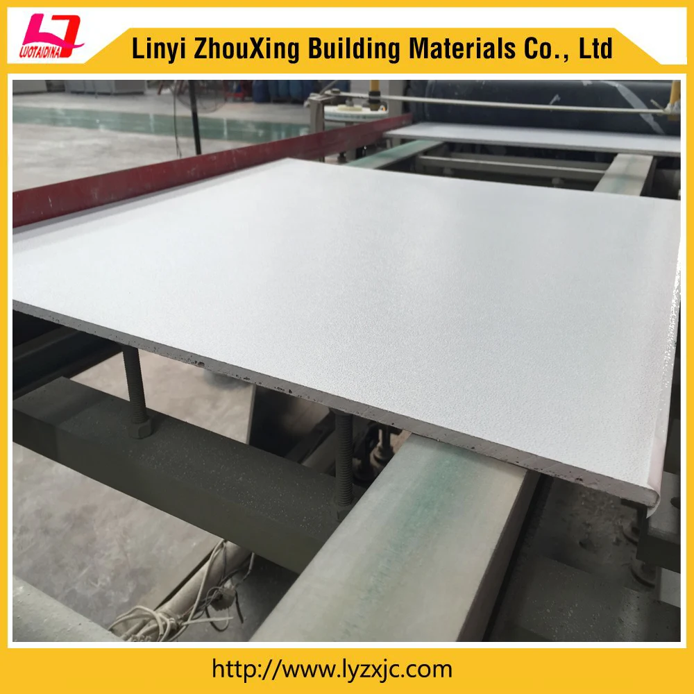 Gypsum Ceiling Pvc Plaster Ceiling Board Vinyl Faced Gypsum