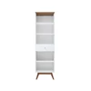 Unique wood display unit Storage Shelves bookcase shelving rack