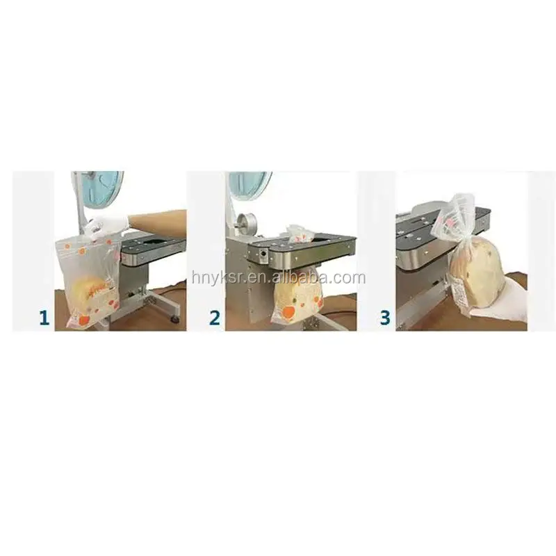 Semiauto Pneumatic Colored Ribbon Tying Machine/ Bread Plastic Bags