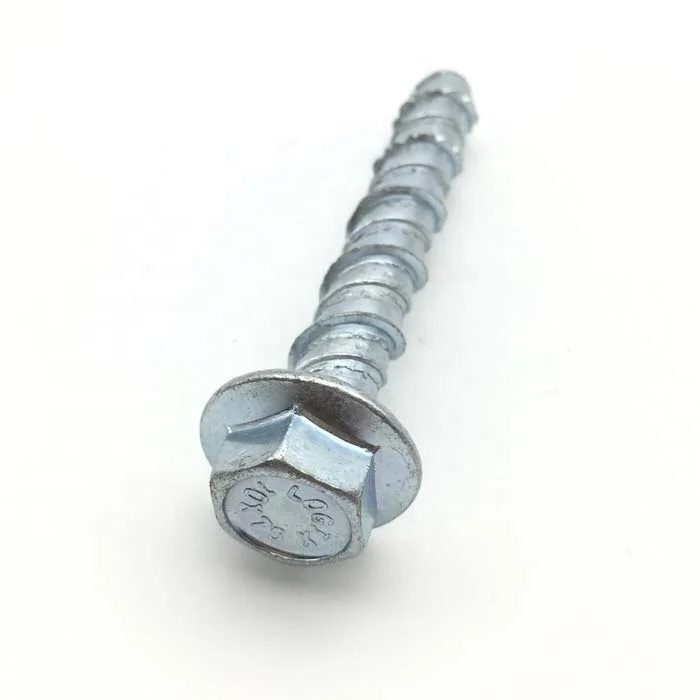 High Quality Hex Flange Head Zinc Galvanized Concrete Screw Bolt Buy