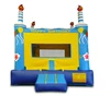 Birthday cake theme PVC0.55mm party rental commercial bounce house for kids weekand playing inflatable jumping castle