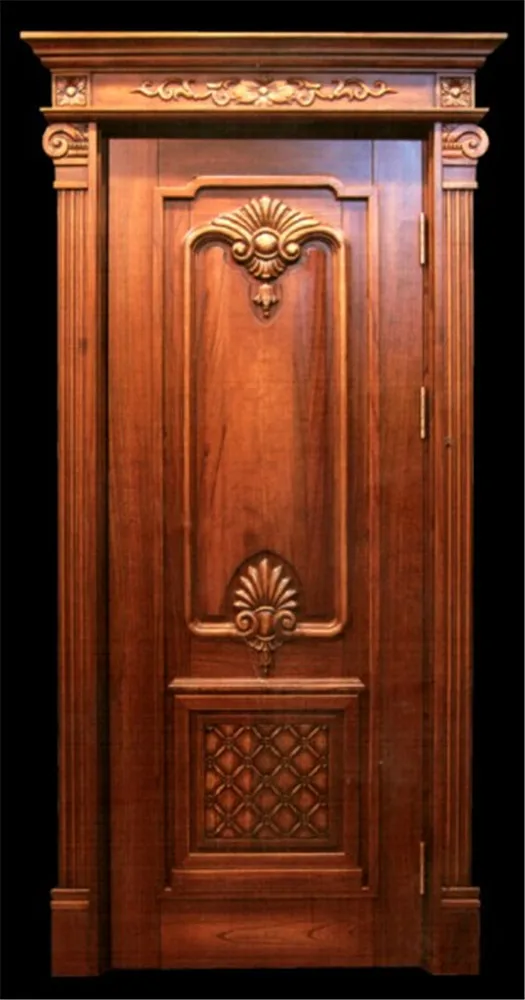 Luxury Classic Interior Expensive Solid Wood Doors For Apartment/villa