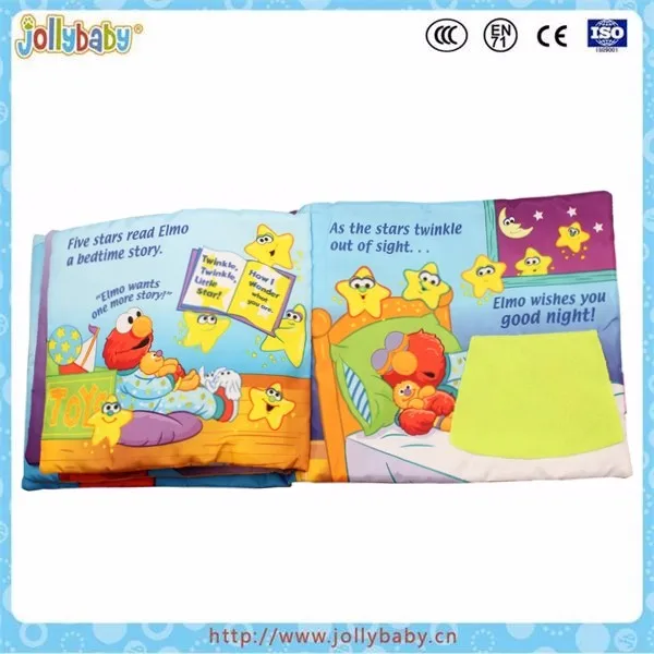 Multi-functional early education cloth book, kids's soft fabric educational cloth book