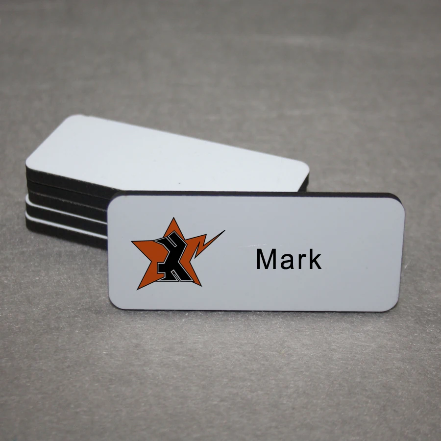 sublimation blanks custom photo printed sublimation wood name tags