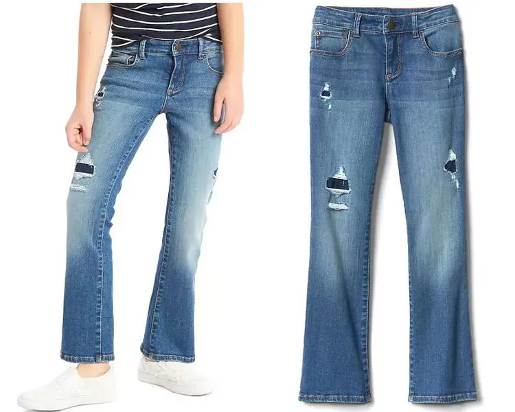 kids bell bottom jeans