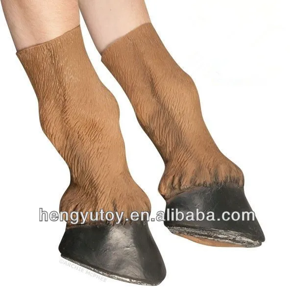 Fake Horse Hooves Halloween Costume Realistic Latex Prop Gloves Buy