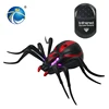 simulation children plastic rc insect toy remote control spider with light