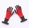 13 Gauge Polyester Knitted Shell Crinkle Latex Coated Work Gloves