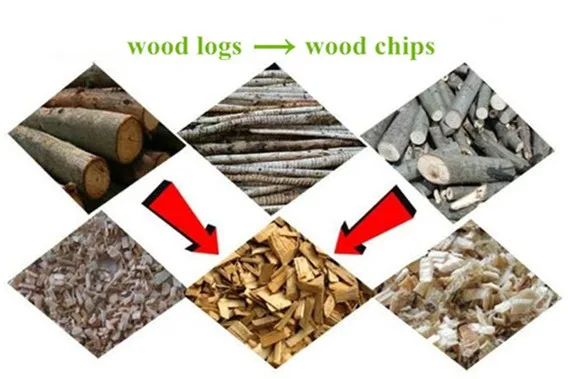 Wood chips made by wood chipper4 (2)_