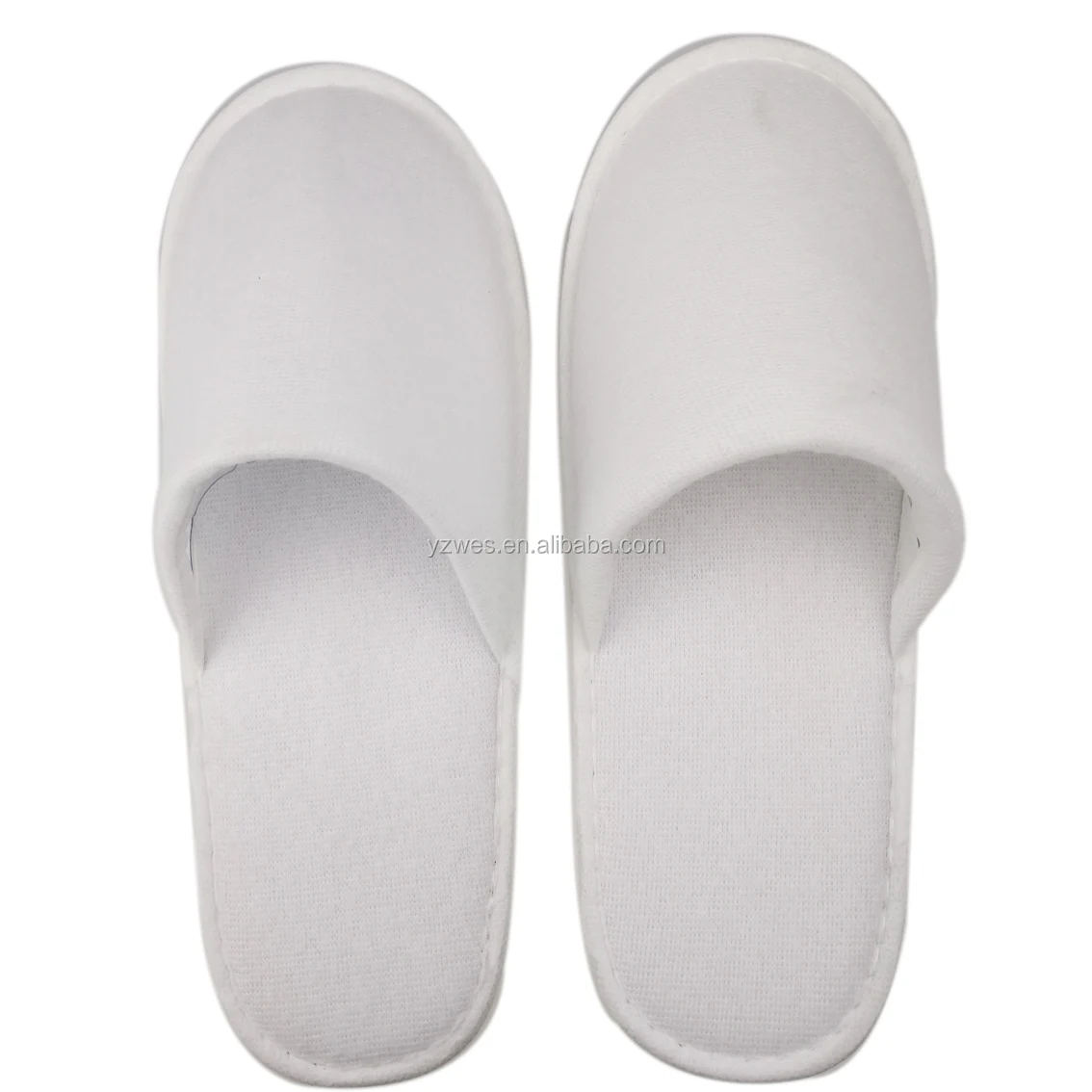 Disposable Paper Hotel Bath Use White Slippers - Buy White Slippers ...