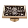 Luxury Brass Anti-Odor Floor Drain For Bathroom Shower Waste