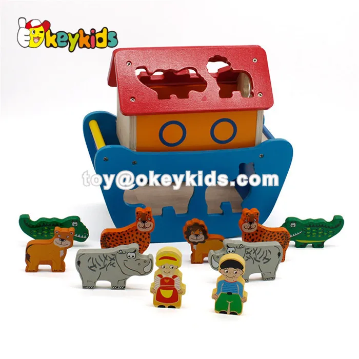 childrens wooden noah's ark