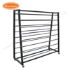free standing wallpaper fabric rug metal display rack and stand fabric roll storage