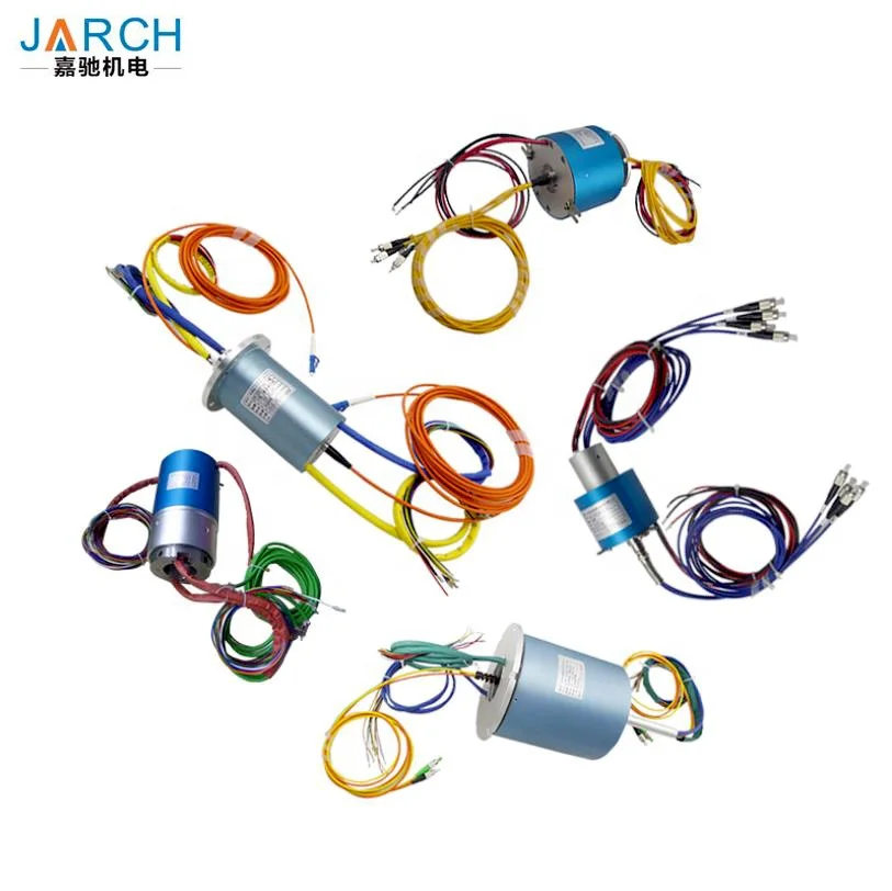 Through Bore Slip Ring fiber optic rotary joint sliprings