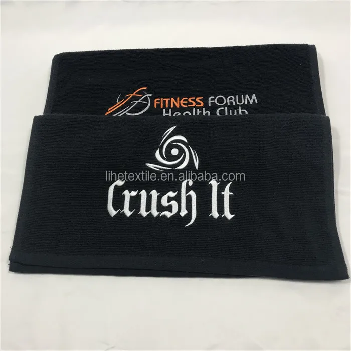 Professional Advertising Customised Embroidered Fitness Towels With