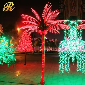 Commercial Led Decorations Rope Light Palm Tree Decorations Rope Light Palm Tree