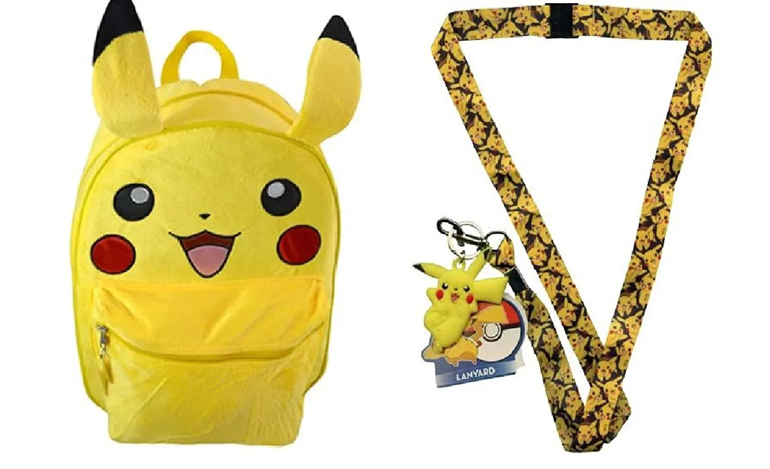 pikachu stuffed animal backpack