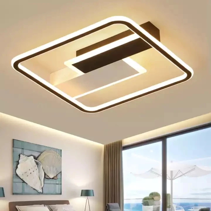 Decoration Led Ceiling Lamp Material Acrylic Led Ceiling Lamp Ultra Thin Acrylic Ceiling Lights ROHS Surface Mounted Residential