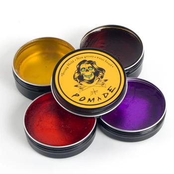 Slick Hair Styling Pomade Oem Water Based Natural Hair Wax With