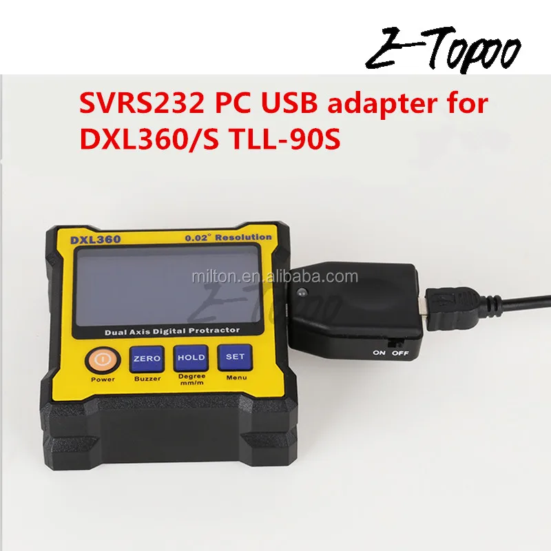 SVRS232 USB PC Adapter for TLL90 DXL360//S//C Inclinometer