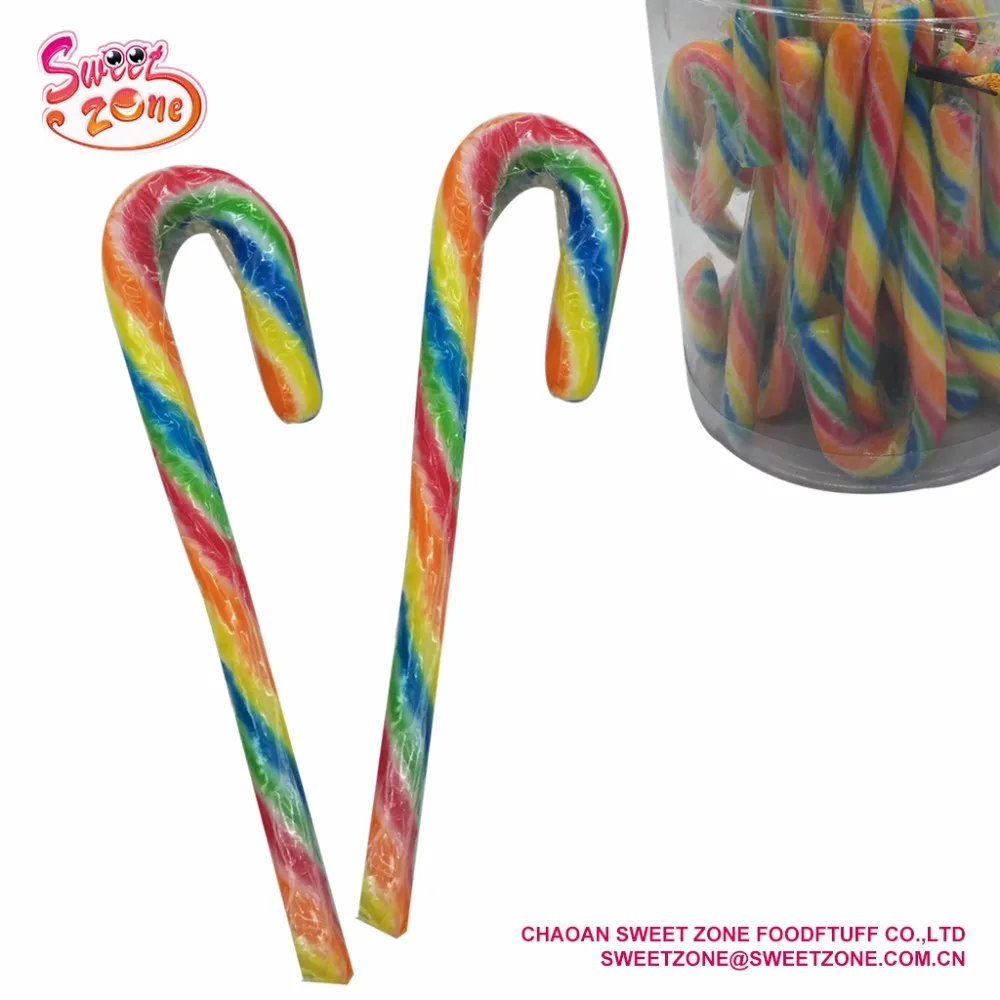 Christmas Candy Colorful Striped Hard Candy Cane - Buy ...