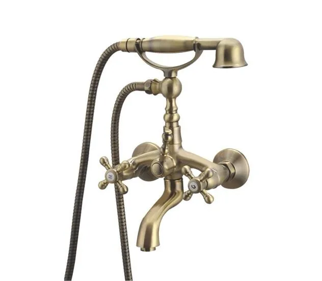 Antique Bronze Shower Sets,Old Fashion Bathroom Faucets,Telephone ...