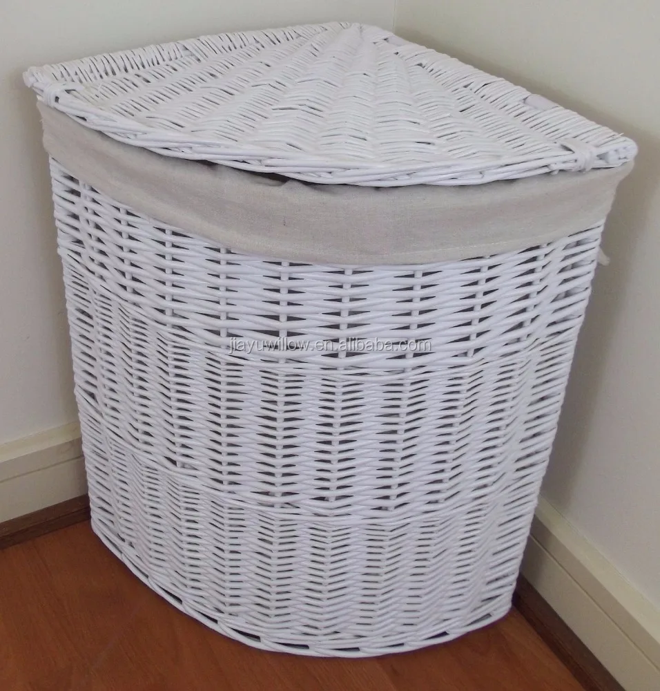 corner linen basket