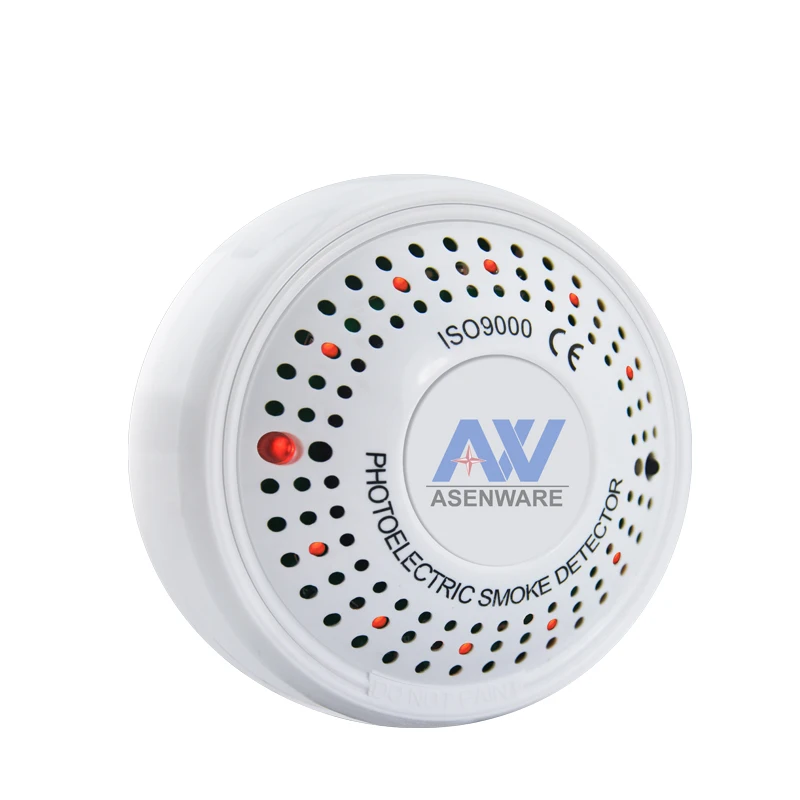 2 wire 4wire Conventional Fire Alarm strobe sounder connected Smoke Detector
