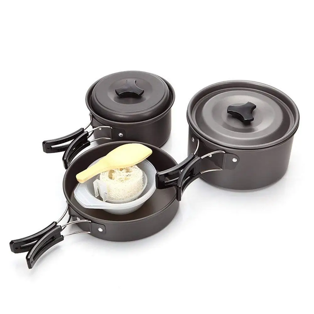 camping non stick cooking set