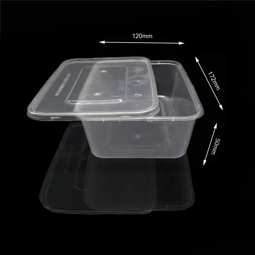 Yq386 650ml Microwave Disposable Plastic Container / Fruit Storage ...