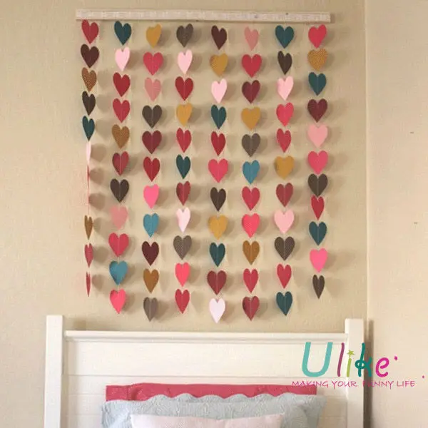 handmade paper garland