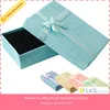 2017 New customized jewelry paper gift packing box with card insert