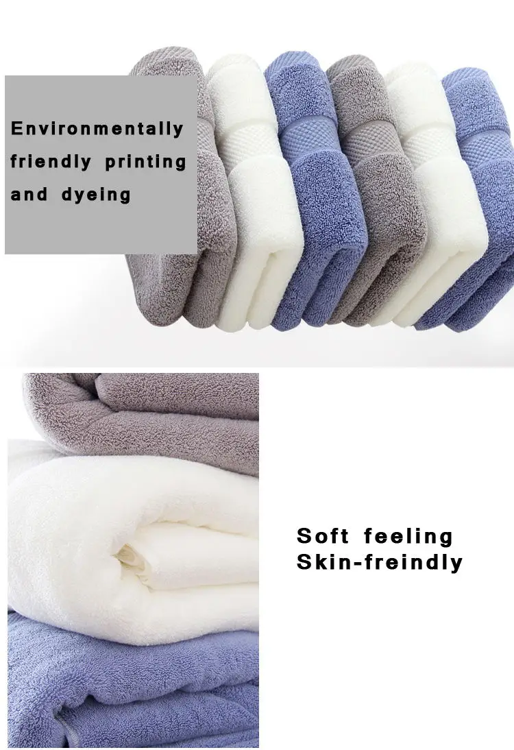 Luxury Soft Super Absorbent Bath Towel Set 100% Cotton Bath Towel - Buy ...