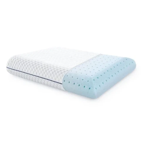 Cervical Bed Pillow for Neck Pain Orthopedic- Side Back Stomach Sleepers, Removable Washable Cover & Ventilated Pillow