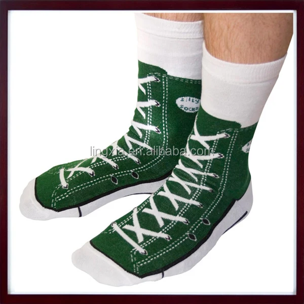 Wholesale Women Ladies Girls Trainers Novelty Socks,Custom Design Cute Shoe Design Sneaker