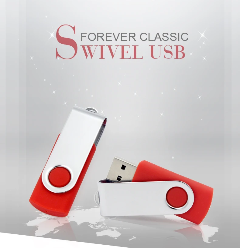 2019 Hot-selling Promotional 1gb 2gb 4gb 8gb 16gb 32gb 64gb bulk swivel usb flash drive/stick/pen drive with logo Customized - ANKUX.COM