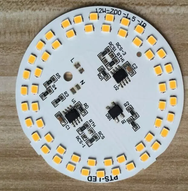 New Style Ac 220v Round Led Pcb Module 7w Driverless Aluminium Pcb With ...