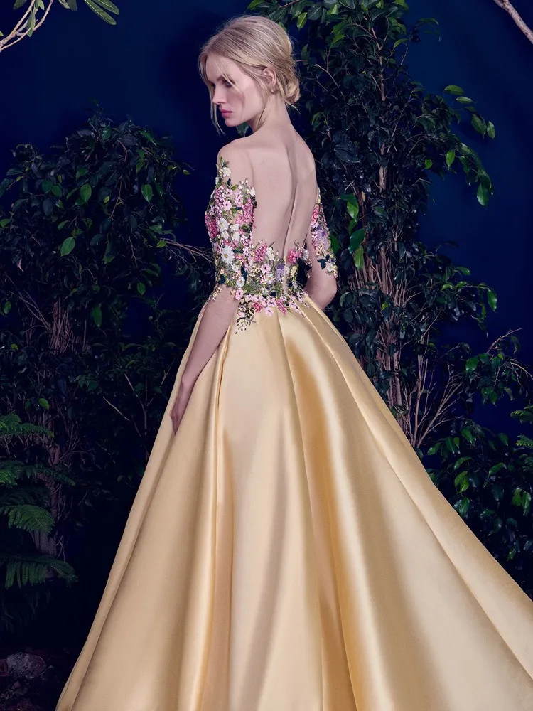 Heavy Beaded Long Evening Dress Wedding Reception Dresses 2017