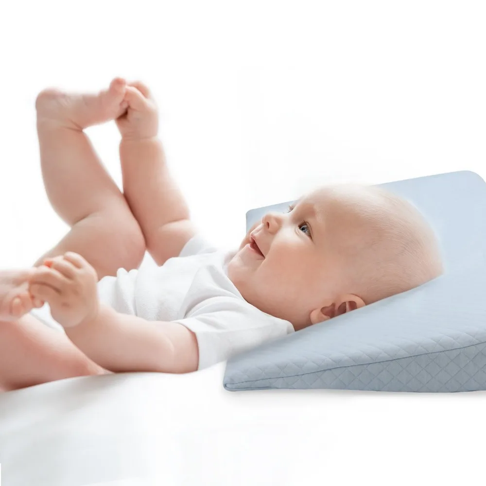 Rectangle Shape Baby Bassinet Pillow Wedge For Acid Reflux Or