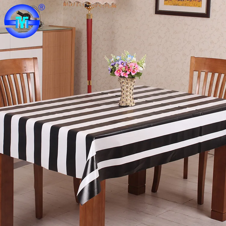 Factory Whole Hot Ing Black And White Striped Plastic Tablecloth Roll Hard Table Protector - Black And White Striped Plastic Tablecloth Roll Factory Whole Hot Ing Black And White Striped Plastic Tablecloth Roll Hard Table Protector - Black And White Striped Plastic Tablecloth Roll