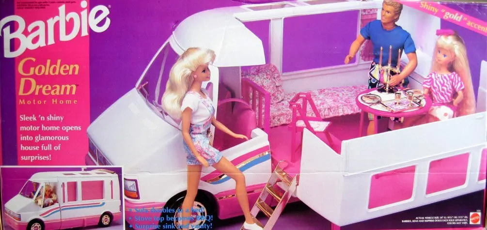 camper barbie 1990