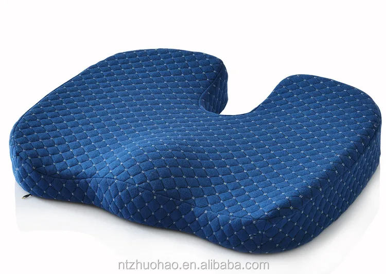 2021 Wholesale Natural Pain Relief Memory Foam Gel Seat Cushion Best