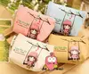 Little Eva content on the swings girl canvas zero wallet purse Creative receive package with package pn5129