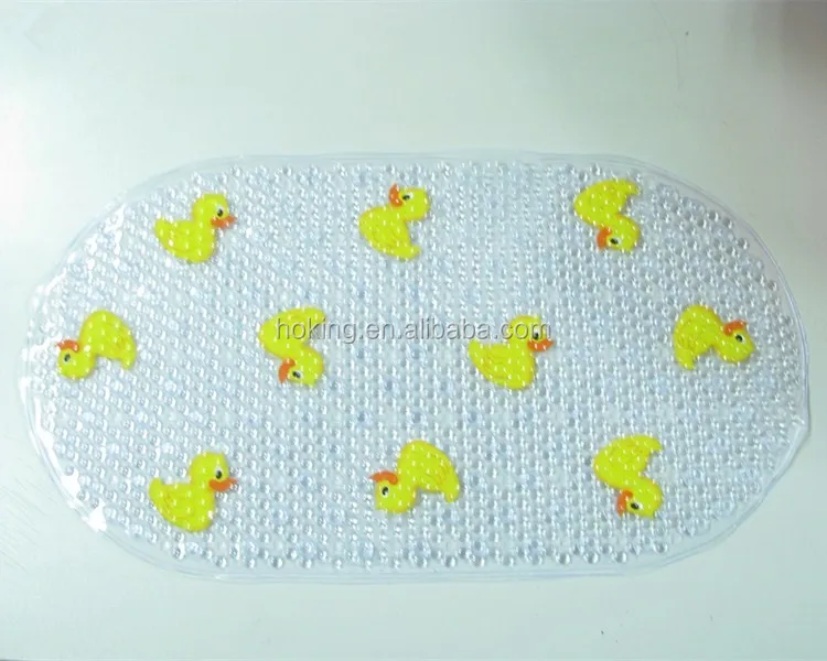 PVC anti-slip mat baby bath mat with suction cups