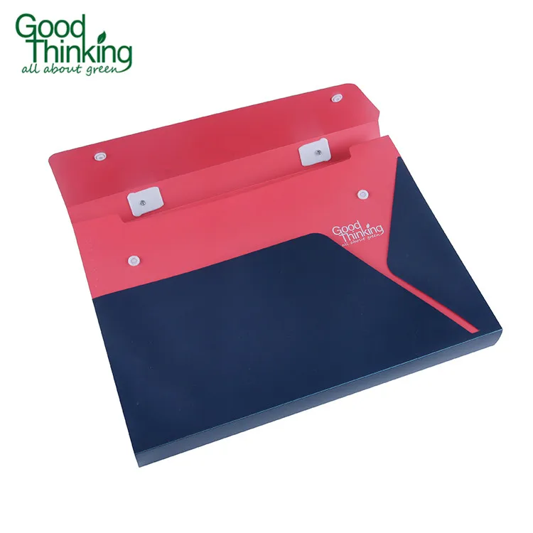 
A4 size office document wallet expanding file folder with handle,custom wallet eco-friendly school expanding file folder 