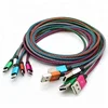 Wholesale trade China 3M 10ft New nylon braided usb cable with AL shell connector for Android Phone