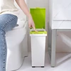2019 new product pop up mini rectangular plastic trash can with wheels