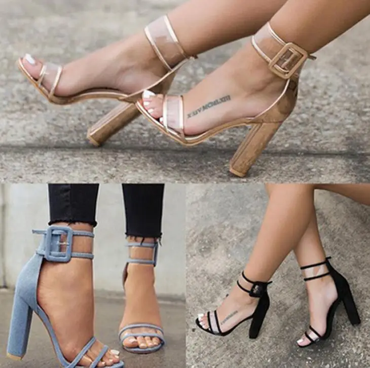 Fashion Ladies Summer Stylish High Heel 
